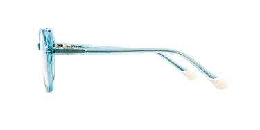 Women Urban Eyeglasses: Mead -Light Blue - SpaceSMART Eye Clinic (Side View)